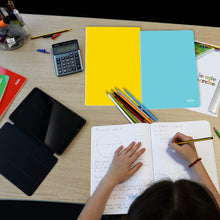 Carica l&#39;immagine nel visualizzatore di Gallery, Favorit cf.5 Quaderni A4, Copertina Monocolore, Rigatura Quadretti 5mm, Carta 80g/Mq, rosso, giallo, blu, verde, turchese