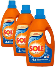 Carica l'immagine nel visualizzatore di Gallery, Sole Detersivo Lavatrice Bianco splendente 33 Lavaggi, Formula igienizzante, Detersivo Lavatrice Liquido Bianco Splendente, rimuove le macchie a basse temperature