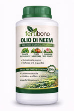 Carica l'immagine nel visualizzatore di Gallery, FERTIBONO Olio di Neem 100% Puro, 500 ml, Spremuto a Freddo | Multiuso per Piante, Orto e Giardino