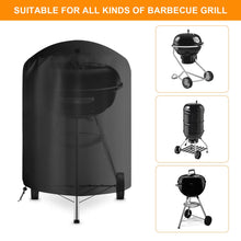 Carica l'immagine nel visualizzatore di Gallery, Copertura Rotonda Barbecue,Copertura Barbecue Impermeabile Telo Protettivo 210D Oxford,Impermeabile Telo Protettivo per 