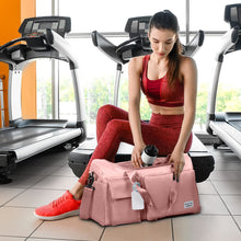 Carica l'immagine nel visualizzatore di Gallery, Flintronic Borsone da Viaggio Pieghevole, Borsone Palestra Sportiva con Etichetta Bagaglio, Borsa Sportiva con Scomparto Scarpe, Grande Capacità Borsa da Viaggio Duffel per Sport/Viaggi (35L)