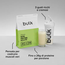 Carica l'immagine nel visualizzatore di Gallery, Bulk Soya Protein Isolate Powder, Vanilla, 1 kg