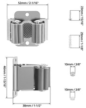 Carica l'immagine nel visualizzatore di Gallery, QWORK® 5 Pezzi Portascope Da Muro Appendibile, Supporto Parete per Scopa, Appendiscope Da Muro, Adatto Per Cucina, Garag