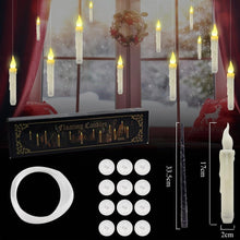 Carica l'immagine nel visualizzatore di Gallery, Candele galleggianti 12 Pezzi, Candela sospesa LED, Candele a Sospensione telecomandate, Candele Decorative di Halloween