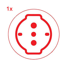 Carica l'immagine nel visualizzatore di Gallery, EXTRASTAR Set 4 Adattatori da Schuko a Spina Piccola 10A, Bianco, Confezione da 4