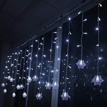 Carica l'immagine nel visualizzatore di Gallery, Klighten Tenda Luci LED, Luci cascata, Strisce LED, 96er Led Luci 3.5*0.65m Telecomando, Alimentato da Batteria, Imperme