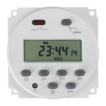 Carica l'immagine nel visualizzatore di Gallery, BAOMAIN CN101A Timer Digitale Settimanale LCD 12 V AC/DC 16 A, 17 Programmi