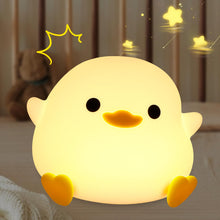Carica l'immagine nel visualizzatore di Gallery, Luce Notturna Bambini Lampada Paperella Led Lampada Notturna Ricaricabile