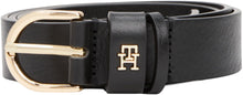 Carica l'immagine nel visualizzatore di Gallery, Tommy Hilfiger Donna Cintura Essential Effortless 2,5 cm Cintura in Pelle, Nero (Black), 70 cm