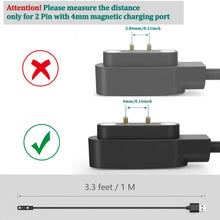 Carica l'immagine nel visualizzatore di Gallery, Amzpas Caricatore Smartwatch Universale, Cavo USB di Ricarica Magnetico a 2 Pin per Smartwatch, Spaziatura Contatti Cari
