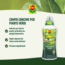 Carica l'immagine nel visualizzatore di Gallery, COMPO Concime Liquido Per Piante Verdi, Per piante da Appartmento, 1L