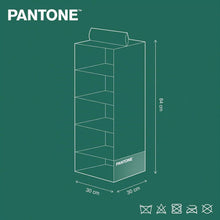Carica l'immagine nel visualizzatore di Gallery, PANTONE - Organizer Armadio Salvaspazio da Appendere 5 Scomparti Abiti e Accessori, Organizzatore Armadio Verticale Pieghevole, Divisori per Armadio Interno Portaoggetti e Vestiti 84x30x30 cm