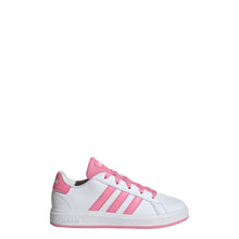 Carica l'immagine nel visualizzatore di Gallery, adidas Grand Court Lifestyle Tennis Lace-up Shoes, Scarpe Unisex - Adulto, Ftwr Bianco Bliss Rosa Nucleo Nero, 37.5 EU
