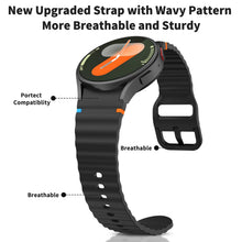 Carica l'immagine nel visualizzatore di Gallery, Amzpas 20mm Cinturino per Galaxy Watch 7/6/5/4/FE 40mm 44mm, Galaxy Watch 6 Classico 47mm 43mm/Galaxy Watch 4 Classico 4