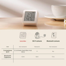 Carica l'immagine nel visualizzatore di Gallery, SwitchBot Termometro Igrometro Ambiente - Umidità e Temperatura Interno Bluetooth per Casa, Sensore di Rugiada/VPD/Umidi
