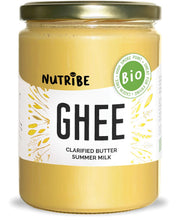 Carica l'immagine nel visualizzatore di Gallery, NUTRIBE Ghee Biologico 500g | Burro Chiarificato Ayurvedico | Latte di Pascolo | Ideale per Friggere, Keto e Paleo