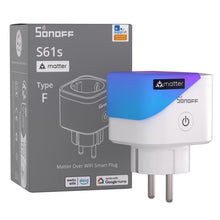 Carica l'immagine nel visualizzatore di Gallery, SONOFF S61s Presa Intelligente 16A/3840W – Smart WiFi con Controllo da Remoto e Vocale, Presa Smart Timer, Monitoraggio 