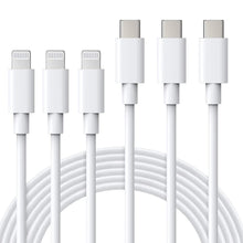 Carica l'immagine nel visualizzatore di Gallery, ilikable iPhone Cavo USBC 3 Pezzi 1M Ricarica Rapida Certificato MFi Lightning Cavo iPhone USB C per iPhone14/13/12Pro M