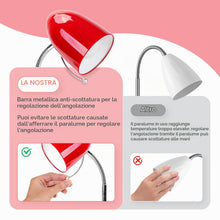 Carica l'immagine nel visualizzatore di Gallery, Aigostar Lampada da Lettura Vintage E27, Lampada con Pinza in Metallo Flessibile e Regolabile, Lampada da Scrivania con 