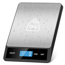 Carica l'immagine nel visualizzatore di Gallery, Zivacate Bilancia Cucina Digitale, Bilancia da Cucina 5kg, Piatto Inox