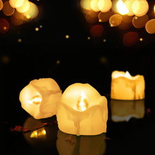 Carica l'immagine nel visualizzatore di Gallery, daphome Candele a LED Senza Fiamma Portò Candele Flickering Flameless,per Decorazione di Casa Camera Natale Partito Matrimoni Compleann(14 pezzi con cera gocciolante)