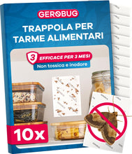 Carica l'immagine nel visualizzatore di Gallery, Gerobug Trappole Tarme Alimentari e Farfalline - Maxi Confezione 10 Pezzi