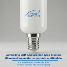 Carica l'immagine nel visualizzatore di Gallery, Lampadina LED E14 Tubolare Milky 6W –Dimmerabile –3000K Luce Calda o 4000K Luce Naturale –Alta Luminosità fino a 989 –CR