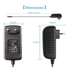 Carica l'immagine nel visualizzatore di Gallery, Adattatore AC-DC 24V 1A Alimentatore AC220V da 230V a DC24V con 8 adattatori per spina Caricabatterie DC24V 100mA a 1000mA (DC24Va 1A)