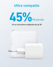 Carica l'immagine nel visualizzatore di Gallery, Anker Caricatore iPhone USB C 323 (33W), Compatto, con 2 Porte per iPhone