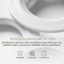 Carica l'immagine nel visualizzatore di Gallery, Confezione da 10 anelli convertitori in plastica per paralumi da E27 a E14/B22, rondella riduttore, anello per lampada E