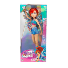 Carica l'immagine nel visualizzatore di Gallery, Winx – Bloom Fata, Bambola 27 cm con Ali Removibili e Look da Fata del Fuoco, Snodata, Giocattolo per Bambina e Bambini 