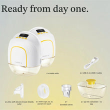 Carica l'immagine nel visualizzatore di Gallery, Medela Melody InBra Portable Double Breast Pump (2 x Single Breast Pump), Hands-Free, Easy Pumping &amp; Storage, Strong Per