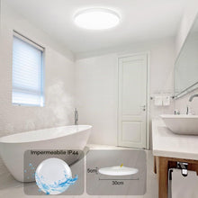 Carica l'immagine nel visualizzatore di Gallery, Plafoniera LED Dimmerabile, Lampada da Soffitto LED Smart 24W, Plafoniera RGB con Cambia Colore per Camera da Letto, Sog