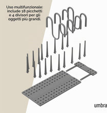 Carica l'immagine nel visualizzatore di Gallery, Umbra Organizer Pentole Estensibile, Grande, Grigio scuro