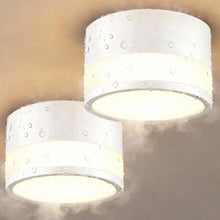 Carica l'immagine nel visualizzatore di Gallery, ZIZZLER 2 Faretti Led Bianchi da Soffitto, Impermeabile IP44, Faretto per Cucina Interni Corridoio, 12W 1100LM, Plafonie