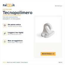 Carica l'immagine nel visualizzatore di Gallery, Ganci per Tenda da Sole a Caduta, Ampia Compatibilità
