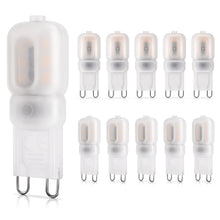 Carica l'immagine nel visualizzatore di Gallery, DiCUNO Lampadina LED G9 2W, Bianco caldo 2700K, 200lm, 230V, 10 Pezzi