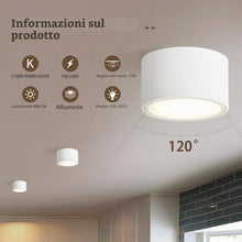 Carica l'immagine nel visualizzatore di Gallery, KYOTECH Faretti da Soffitto Dimmerabili, 2700K/4000K/6500K Faretti da Superficie Interno Ø95x55mm Bianchi, Incluso Modul