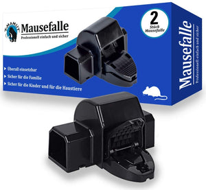 T-MAMUT Trappola per Topi 2 Trappole per Topi Professionali Con Copertura di Protezione a Scatto Riutilizzabile Da Esterno Ed Interno Dissuasori Topicida Roditori Grandi Piccoli Molto Sicura e Potente