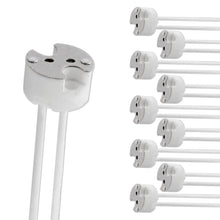 Carica l'immagine nel visualizzatore di Gallery, Portalampada GU5.3 MR16 con Cavo Silicone 14cm, 12V-250V, 2A max. 100W, Presa Porta Lampade in Ceramica Attacco GU5.3 GU