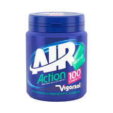 Carica l'immagine nel visualizzatore di Gallery, Vigorsol Air Action, Chewing Gum, Gusto Menta, Senza Zucchero, Senza Glutine, Barattolo da 100 Gomme da Masticare, Ideal