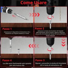 Carica l'immagine nel visualizzatore di Gallery, Flintronic 6 Pezzi Estrattore Viti Danneggiate Con 3 Punte Elicoidali