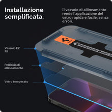 Carica l'immagine nel visualizzatore di Gallery, Spigen EZ Fit Vetro Temperato [2 Pezzi] per iPhone 14 Plus