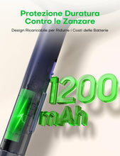 Carica l'immagine nel visualizzatore di Gallery, AROEVE Racchetta Zanzare Elettrica 2-in-1 Lampada Antizanzare 4000V 1200mAh