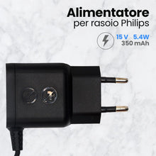 Carica l'immagine nel visualizzatore di Gallery, Anakel Home Caricatore rasoio compatibile con rasoio Philips OneBlade, modelli HQ HS HC RQ AT PT MG BT BG | 15 V, 5,4 W,