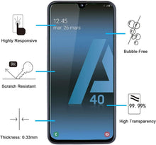 Carica l&#39;immagine nel visualizzatore di Gallery, NEW&#39;C 3 Pezzi, Vetro Temperato per Samsung Galaxy A40 (SM-A405F), Pellicola Prottetiva Anti Graffio, Anti-Impronte, Senza Bolle, Durezza 9H, 0,33mm Ultra Trasparente, Ultra Resistente