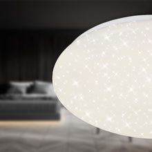 Carica l'immagine nel visualizzatore di Gallery, Briloner Plafoniera a LED da soffitto, Dimmerabile, stelle, regolazione della temperatura di colore con telecomando, 22 