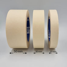 Carica l'immagine nel visualizzatore di Gallery, ACIT Kit 3 nastri mascheratura 19mm + 30mm + 50 mm, nastro adesivo in carta, nastro per mascheratura pittura e carrozzer
