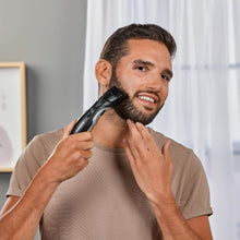 Carica l&#39;immagine nel visualizzatore di Gallery, Remington Set Regolabarba Uomo - 9 impostazioni di lunghezza 1,5-18 mm- Funzionamento a rete/batteria, indicatori LED di carica/ricarica, regolabarba, Rasoio elettrico Barba, MB320C