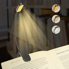 Carica l'immagine nel visualizzatore di Gallery, QUMOX Lampada da lettura ricaricabile a 20 LED per leggere a letto - Protegge gli occhi, 3 temperature di colore, 5 live